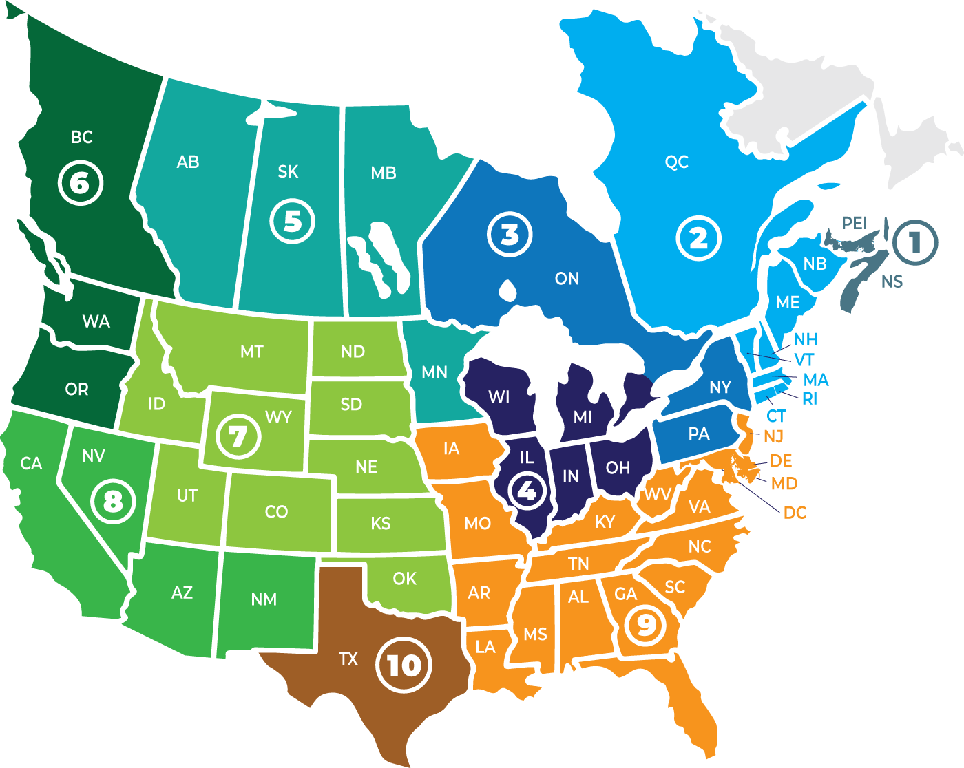 Sales Area Map